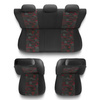 Housses de siège adaptées pour Opel Agila A, B (2000-2014) - housse siege voiture universelles - couverture siege - UNE-RD