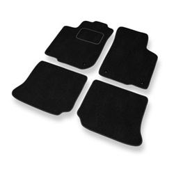Tapis de Sol Velours adapté pour Skoda Octavia I Break, Liftback (1996-2010) - Premium tapis de voiture - noir