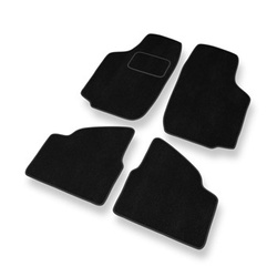 Tapis de Sol Velours adapté pour Opel Corsa C Hayon, Berline, Van (2000-2006) - Premium tapis de voiture - noir