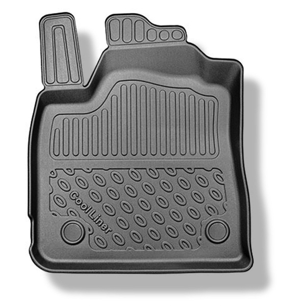 Tapis de sol en TPE adapté pour Dacia Sandero III Stepway Crossover (01.2021-....) - tapis de voiture - noir