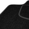 Tapis de Sol Velours adapté pour Alfa Romeo 155 (1992-1998) - Premium tapis de voiture - noir