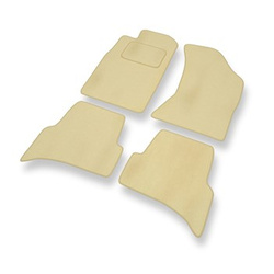 Tapis de Sol Velours adapté pour Toyota 4Runner IV SUV (2003-2023) - Premium tapis de voiture - beige