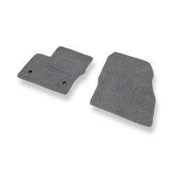 Tapis de Sol Velours adapté pour Ford Transit Connect Van (2014-2023) 5-places - Premium tapis de voiture - gris