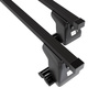 Barres de toit en acier adapté pour Peugeot Expert III Van (2016-....) - Porte-Bagages de Voiture noir - points de montage - (suivant le modèle de voiture ils peuvent se situer à différents endroits)