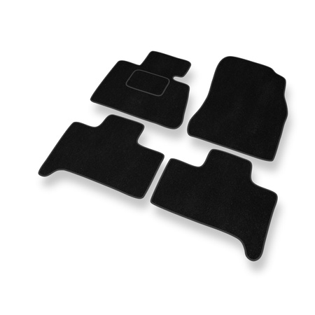 Tapis de Sol Velours adapté pour BMW X5 I E53 (1999-2006) - Premium tapis de voiture - noir