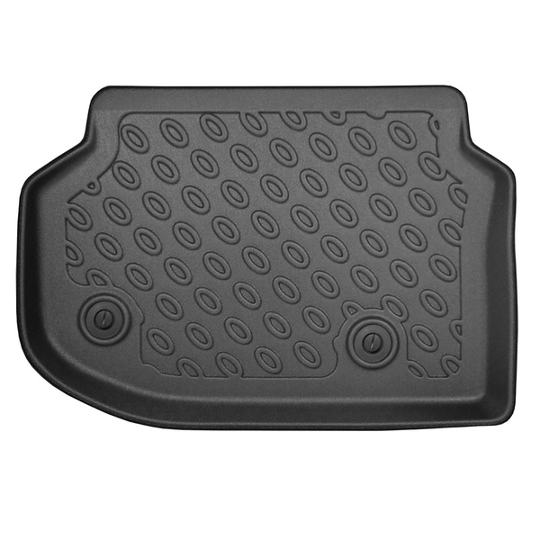 Tapis de sol en TPE adapté pour BMW 5 F10 Berline (12.2015-10.2022) - X-drive; distance entre les rails du siège avant (partie arrière) 415 mm - tapis de voiture - noir