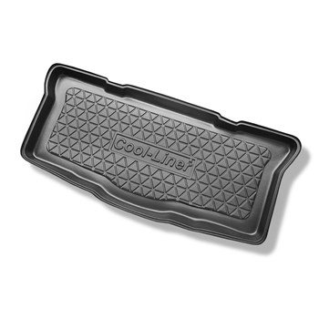 Tapis de coffre adapté pour Peugeot 107 Hayon (2005-06.2014) - bac de coffre - protection de coffre voiture