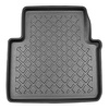 Kit tapis de coffre et tapis de voiture TPE pour: Opel Crossland X X SUV (06.2017-....) - coffre inférieur avec espace prévu pour le plancher amovible du coffre; sous / sans plancher amovible du coffre Flex Floor)