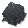 Tapis de sol en caoutchouc adapté pour Suzuki Vitara III SUV (2015-....) - tapis de voiture - noir - 4 pcs.