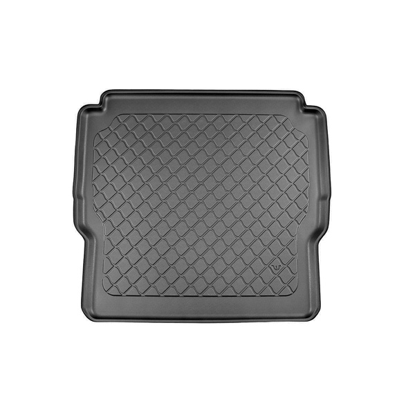 Tapis de coffre adapté pour Microcar M. Go IV SUV (04.2017-....) - bac de coffre - protection de coffre voiture - 2/4 places; 2e rangée de sieges démontée