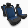 Housses de siège adaptées pour Audi A4 B5, B6, B7, B8, B9 (1995-2024) - housse siege voiture universelles - couverture siege - RYL-BL