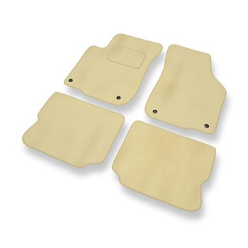 Tapis de Sol Velours adapté pour Seat Leon I Hayon (1998-2006) - Premium tapis d