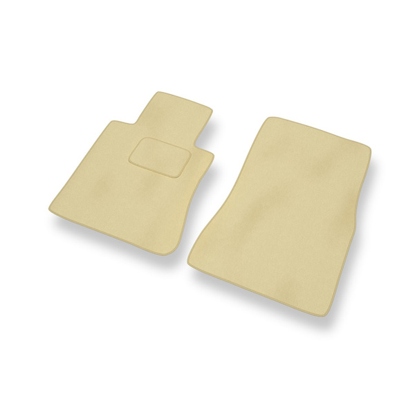 Tapis de Sol Velours adapté pour Mercedes-Benz CL W140 Coupé (1992-2000) - Premium tapis de voiture - beige
