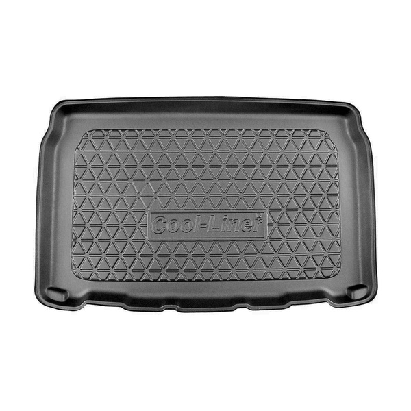 Tapis de coffre adapté pour DS 3 Crossback SUV (04.2019-....) - bac de coffre - protection de coffre voiture - sans caisson de graves