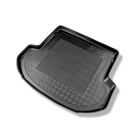 Tapis de coffre adapté pour Hyundai Santa Fe IV TM SUV (08.2018-2020) - bac de coffre - protection de coffre voiture - 5 places