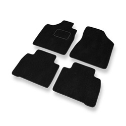 Tapis de Sol Velours adapté pour Nissan Murano I SUV (2002-2007) - Premium tapis de voiture - noir