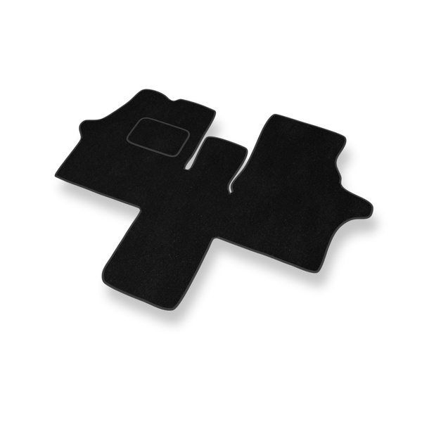 Tapis de Sol Velours adapté pour Mercedes-Benz Vito W638 Van (1996-2003) - Premium tapis de voiture - noir