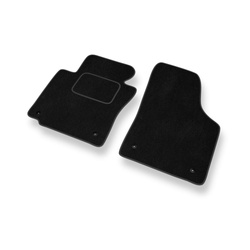 Tapis de Sol Velours adapté pour Volkswagen Golf V, VI Hayon, Cabriolet, SW (2003-2012) - Premium tapis de voiture - noir
