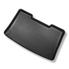 Tapis de coffre adapté pour Volkswagen Caravelle T5 Van (2003-05.2015) - bac de coffre - protection de coffre voiture - empattement court; derriere 3e rangée de sieges