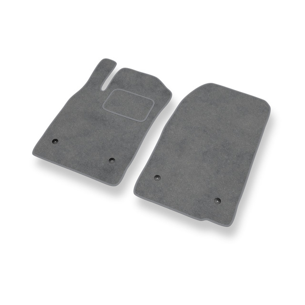 Tapis de Sol Velours adapté pour Opel Vectra C Caravan, Hayon, Berline (2002-2008) - Premium tapis de voiture - gris