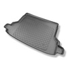 Tapis de coffre adapté pour Subaru Forester VI SUV (11.2024-....) - bac de coffre - protection de coffre voiture - avec / sans caisson de graves; possibilité de couper l'oreille droite