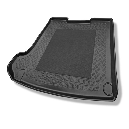 Tapis de coffre adapté pour Volkswagen Multivan T6 L2 Van (06.2015-2019) - bac de coffre - protection de coffre voiture - empattement long; derriere 3e rangée de sieges