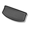 Tapis de coffre adapté pour Opel Agila B Hayon (01.2008-11.2014) - bac de coffre - protection de coffre voiture - pour les modèles è fond double = coffre supérieur