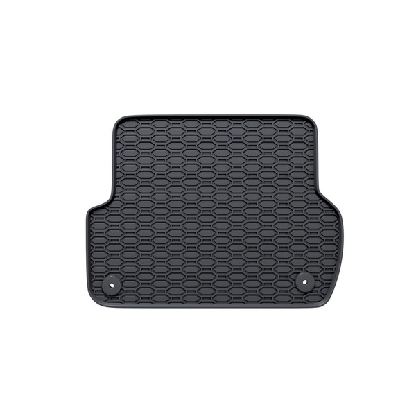 Tapis de sol en caoutchouc adapté pour Audi A4 B7 (2004-2008) - tapis de voiture - noir