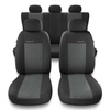Housses de siège adaptées pour Peugeot 308 I, II, III (2007-....) - housse siege voiture universelles - couverture siege - UNE-2