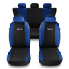 Housses de siège adaptées pour Audi A4 B5, B6, B7, B8, B9 (1995-2024) - housse siege voiture universelles - couverture siege - TG-BL