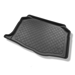 Tapis de coffre adapté pour Seat Ibiza V 6F Hayon (06.2017-....) - bac de coffre - protection de coffre voiture - coffre inférieur; modèles sans plancher amovible du coffre