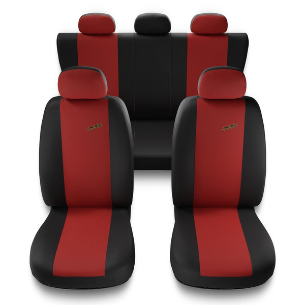 Housses de siège adaptées pour Daihatsu Cuore V, VI, VII (1999-2018) - housse siege voiture universelles - couverture siege - X.R-RD