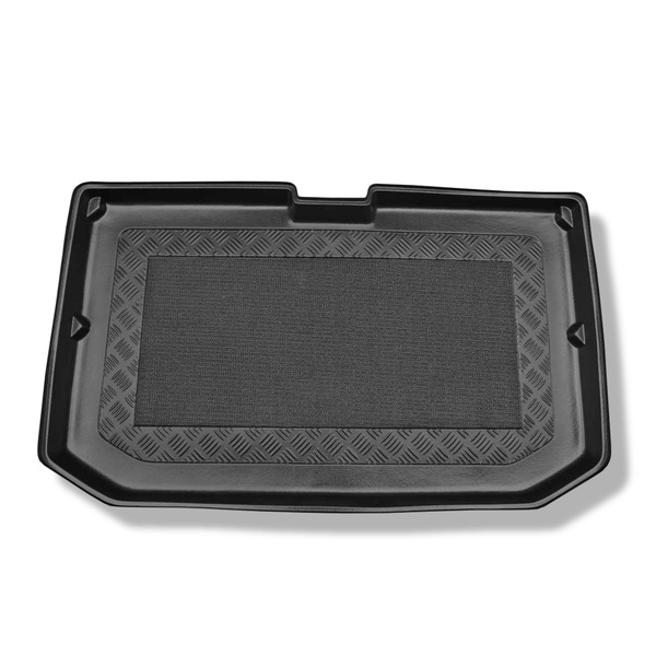 Tapis de coffre adapté pour Nissan Note E11 Monospace (2006-09.2013) - bac de coffre - protection de coffre voiture - coffre inférieur (sans et avec flexiboard)