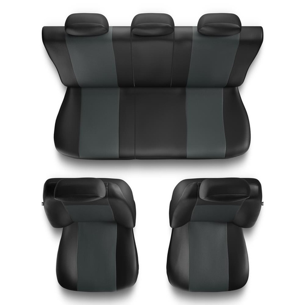 Housses de siège adaptées pour Seat Toledo I, II, III, IV (1991-2018) - housse siege voiture universelles - couverture siege - CM-G