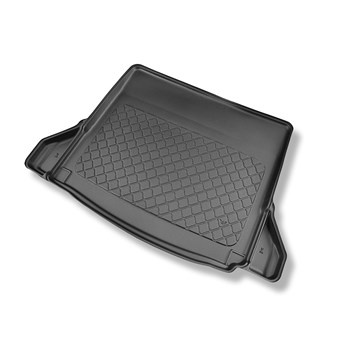 Tapis de coffre adapté pour Mercedes-Benz Classe A V177 Berline (09.2018-....) - bac de coffre - protection de coffre voiture - cavités amovibles dans les modèles avec filets latéraux; non pour version hybride