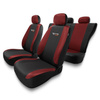 Housses de siège adaptées pour Peugeot 208 I, II (2012-....) - housse siege voiture universelles - couverture siege - TG-RD