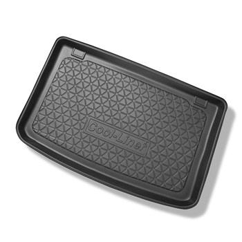 Tapis de coffre adapté pour Renault Clio IV Hayon (10.2012-08.2019) - bac de coffre - protection de coffre voiture