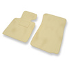 Tapis de Sol Velours adapté pour BMW Z4 I E85, E86 Coupé, Roadster (2002-2008) - Premium tapis de voiture - beige