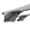 Barres de toit en aluminium adapté pour Seat Alhambra mk II Van (2010-2020) - Porte-Bagages de Voiture argent - rails