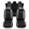 Housses de siège adaptées pour Audi A4 B5, B6, B7, B8, B9 (1995-2024) - housse siege voiture universelles - couverture siege - TG-S