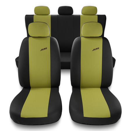Housses de siège adaptées pour Peugeot 208 I, II (2012-....) - housse siege voiture universelles - couverture siege - X.R-Y