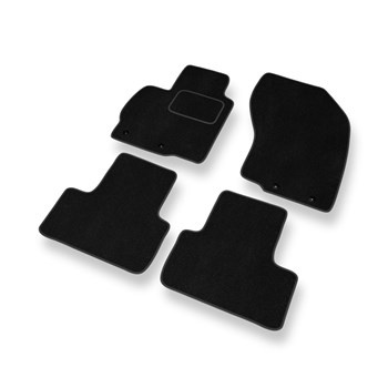 Tapis de Sol Velours adapté pour Mitsubishi ASX (2010-2021) - Premium tapis de voiture - noir