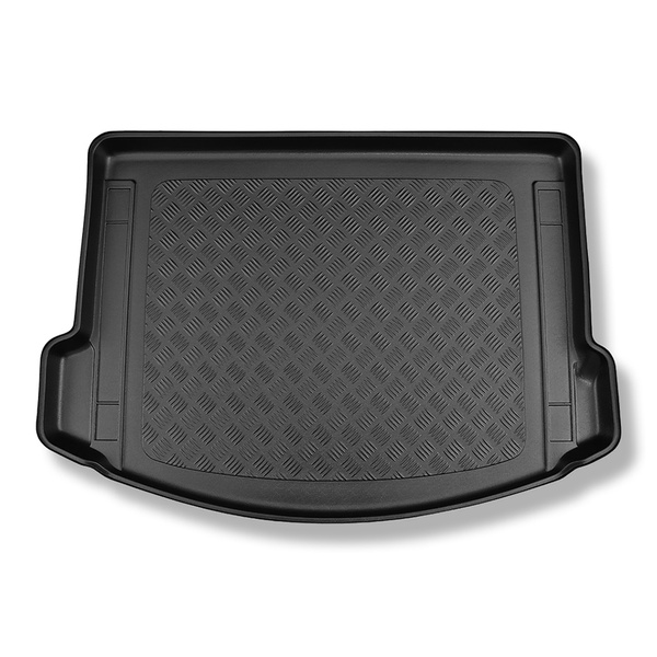 Tapis de coffre adapté pour Jaguar E-Pace SUV (01.2018-....) - bac de coffre - protection de coffre voiture - aussi pour les modèles avec des rails de fixation