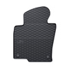 Tapis de sol en caoutchouc adapté pour Volkswagen Passat B6 Berline, SW (2005-2010) - tapis de voiture - noir - 4 pcs.