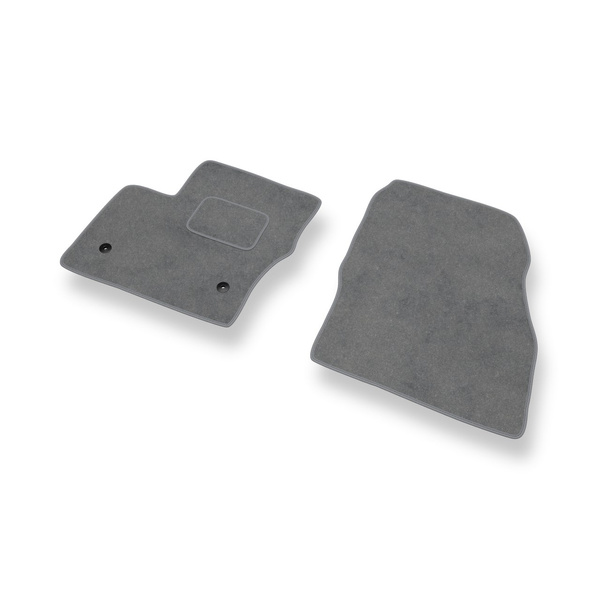 Tapis de Sol Velours adapté pour Ford Transit Connect Van (2014-2023) 5-places - Premium tapis de voiture - gris