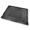 Tapis de coffre adapté pour Mercedes-Benz Classe V W447 Van (10.2014-....) - bac de coffre - protection de coffre voiture - version Extra longue (Extra Long) (empattement 3430 mm, longueur du véhicule 5370 mm); derrière troisième rangée de sièges; sans sé