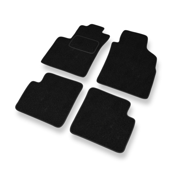 Tapis de Sol Feutres adapté pour Ford KA II Hayon (2008-2016) - tapis de voiture - noir