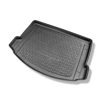 Tapis de coffre adapté pour Jaguar E-Pace SUV (01.2018-....) - bac de coffre - protection de coffre voiture - aussi pour les modèles avec des rails de fixation