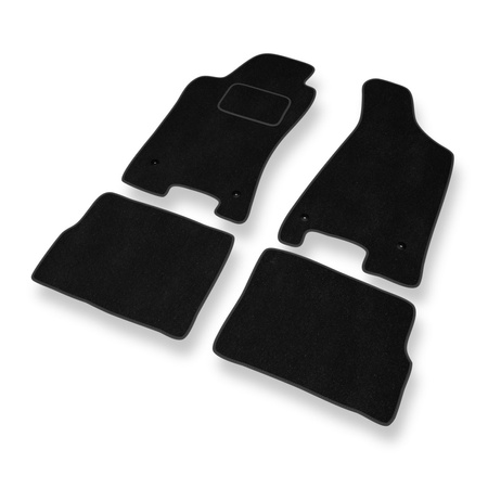 Tapis de Sol Velours adapté pour Audi 80 IV B4 (1991-1996) - Premium tapis de voiture - noir