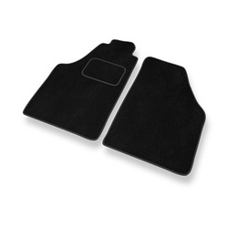 Tapis de Sol Velours adapté pour Fiat Idea Monospace (2003-2012) - Premium tapis de voiture - noir
